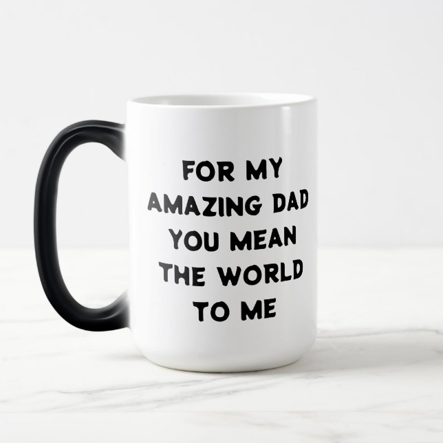Mug Magic Oceanic Love Café de papa personnalisable (Gauche)