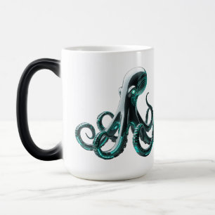 Mug Magic Octopus Robotique - Futuriste Tech Design de créat