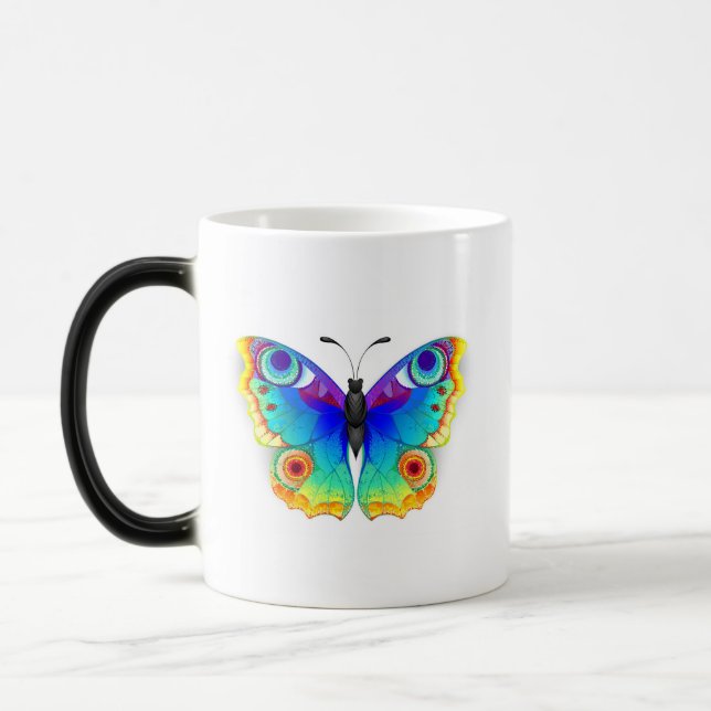 Mug Magic Oeil de paon arc-en-ciel (Gauche)