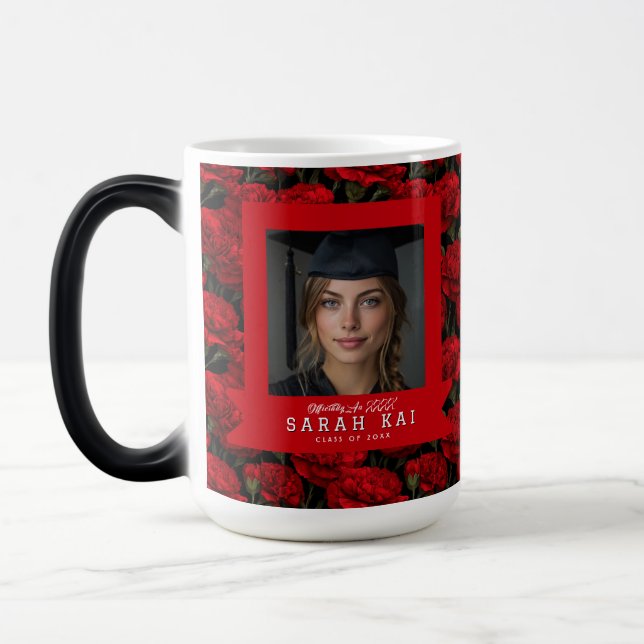 Mug Magic Oeillet Coloré Imprimé Diplômé (Gauche)
