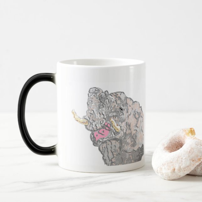 Mug Magic OEuvre d'art originale/Impressions par Sarr (Avec donut)
