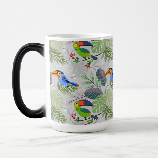 Mug Magic Oiseau Toucan mignon, Motif de tous les jours, Aqu (Gauche)