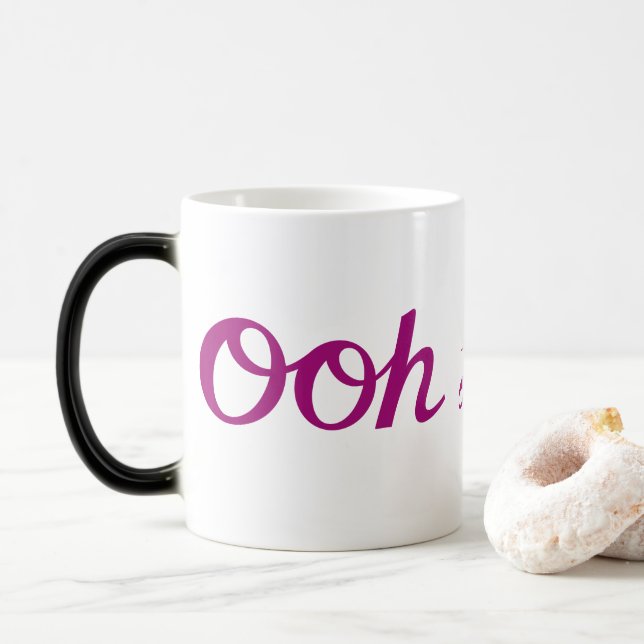 Mug Magic Ooh La La Script Magenta (Avec donut)