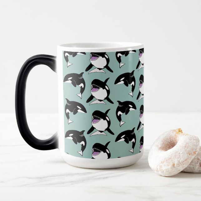 Mug Magic Orca Killer Whale (Avec donut)