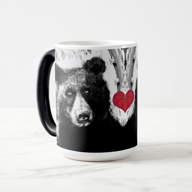 Mug Magic Ours d'amour (Devant gauche)