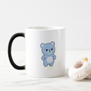 Mug Magic Ours en colère Style Kawaii Minimaliste