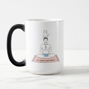 Mug Magic Paix Intérieure, Chat Extérieur