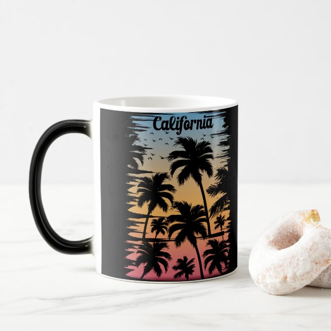Mug Magic Palmier de Californie (Avec donut)