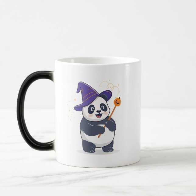 Mug Magic Panda Magicien Fantaisiste avec Chapeau Magique (Gauche)