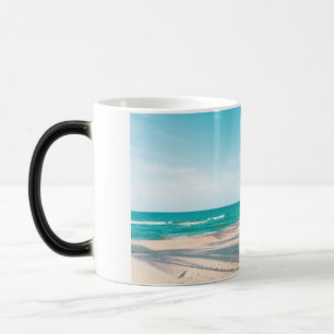 Mug Magic Panneaux de surf sur la plage lancer oreiller