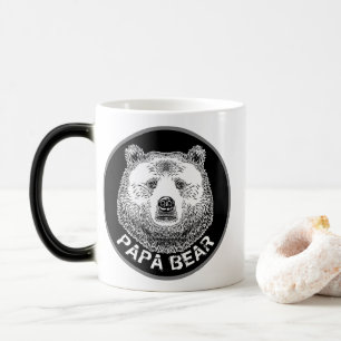 Mug Magic Papa Bear, illustration tirée à la main