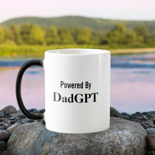 Mug Magic Papa Funny Anniversaire - Powered By DadGPT - Ai J