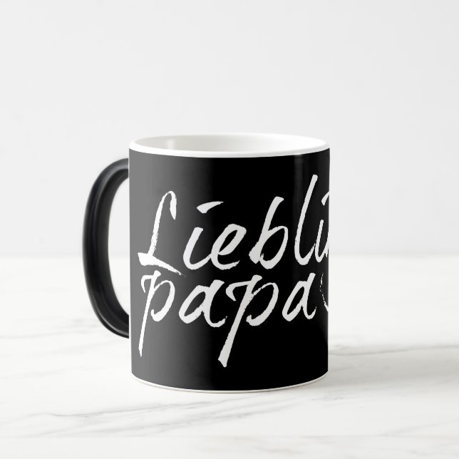 Mug Magic Papa préféré - écriture blanche 00001 (Devant gauche)