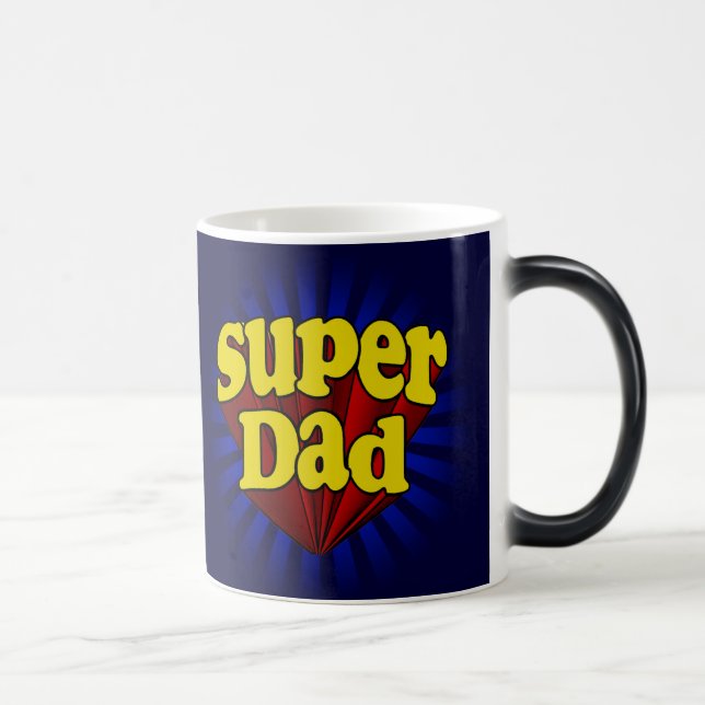 Mug Magic Papa superbe, fête des pères changeante de couleur (Droite)