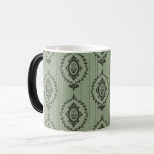 Mug Magic Papier peint baroque en vert