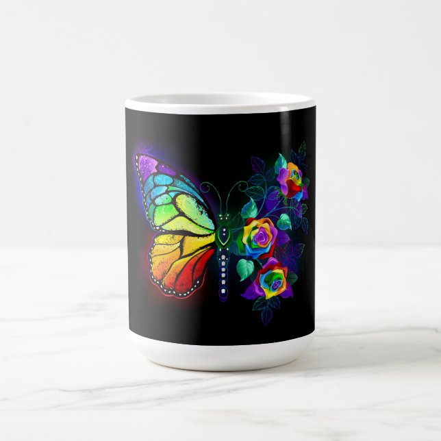 Mug Magic Papillon arc-en-ciel (Centre)