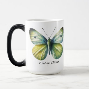 Mug Magic Papillon Blanc de Chou Élégant Wrap
