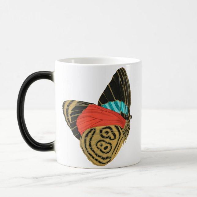 Mug Magic Papillon exotique coloré papillon  (Gauche)