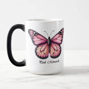 Mug Magic Papillon Monarch Rose Élégant Wrap