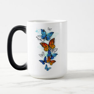 Mug Magic Papillons volants Morpho et Monarch