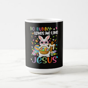 Mug Magic Pâques aucun lapin ne m'aime comme Jésus chrétien