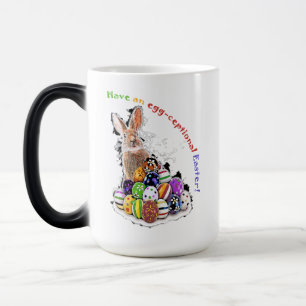 Mug Magic Pâques aux oeufs ! Oeufs de lapin de Pâques