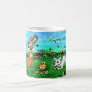 Mug Magic Pâques - Chiot Capo Rabbit et Chick
