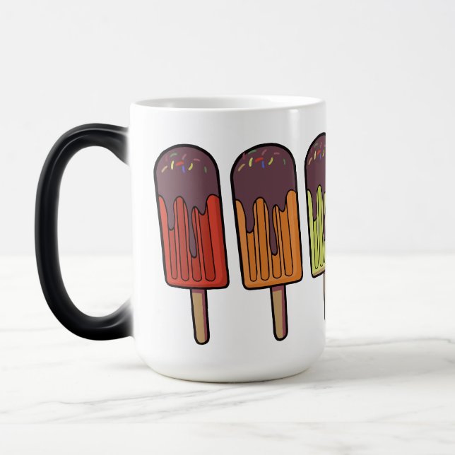 Mug Magic Parade de sucettes glacées arc-en-ciel (Gauche)