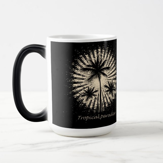 Mug Magic Paradis tropical soleil palmier (Gauche)