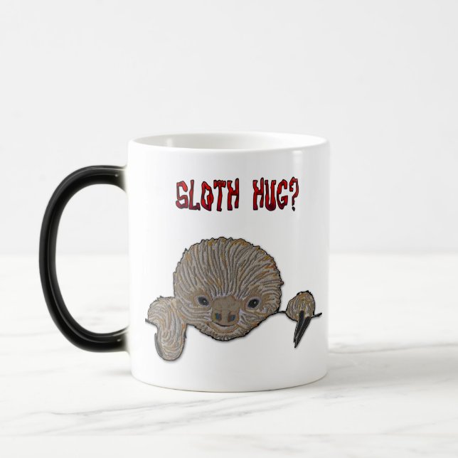 Mug Magic Paresse de bébé d'étreinte de paresse (Gauche)