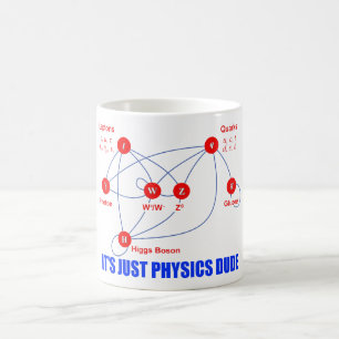 Mug Magic Particules élémentaires des quarks de boson de