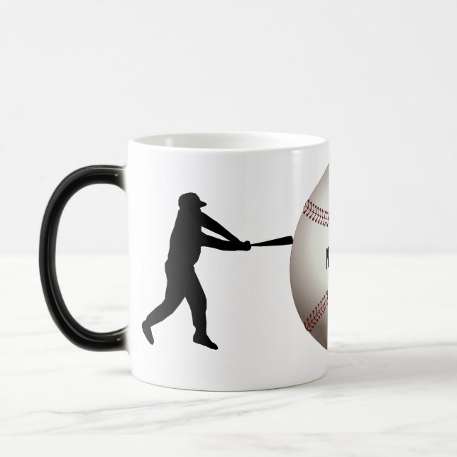 Mug Magic Partie de baseball d'équipe de coach de sport de b (Gauche)