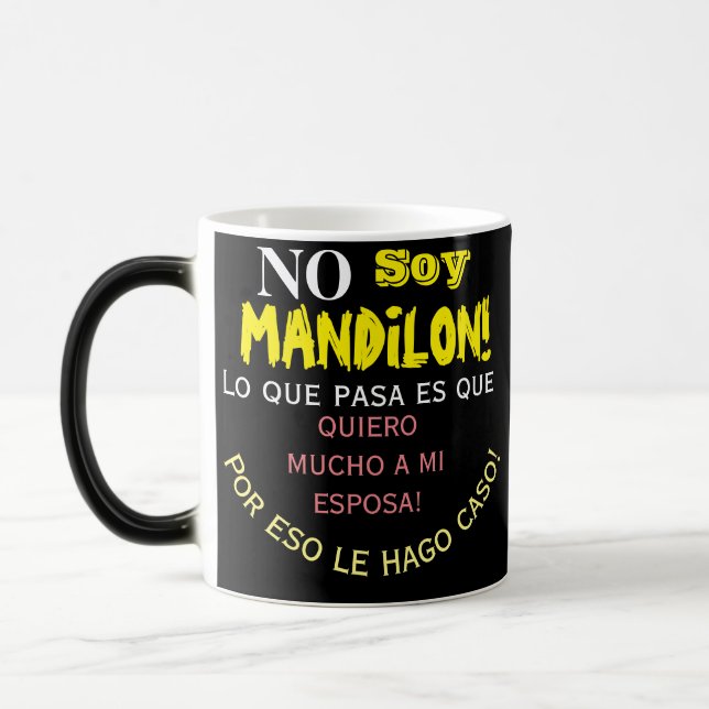 Mug Magic Pas de mandilon de soja, lo que pasa es que quiero (Gauche)