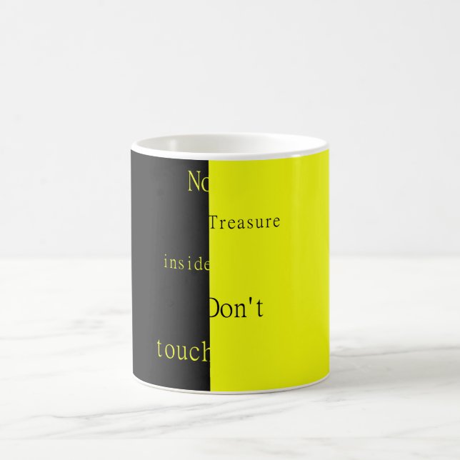 Mug Magic Pas de trésor à l'intérieur – Ne touchez pas (Centre)