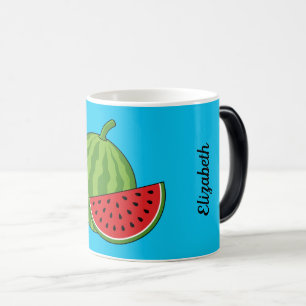 Mug Magic Pastèque et tranche   Ajouter Votre Nom
