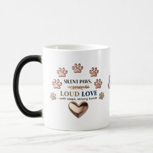 Mug Magic Pâtes silencieuses, Amour Loud - Empreinte de patt