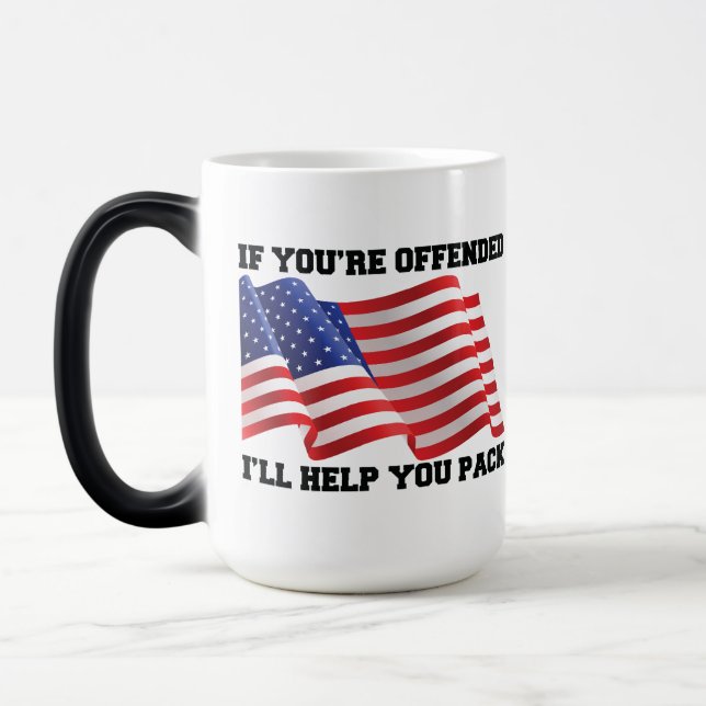Mug Magic patriote américain (Gauche)