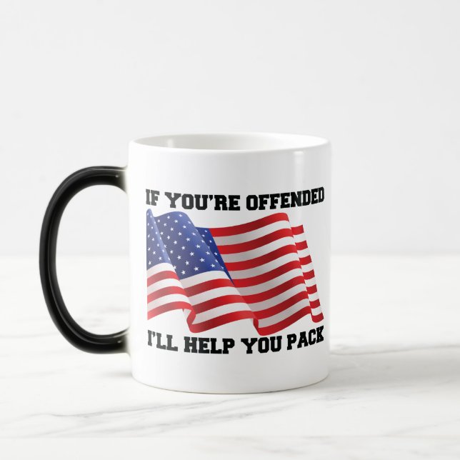 Mug Magic patriote américain (Gauche)