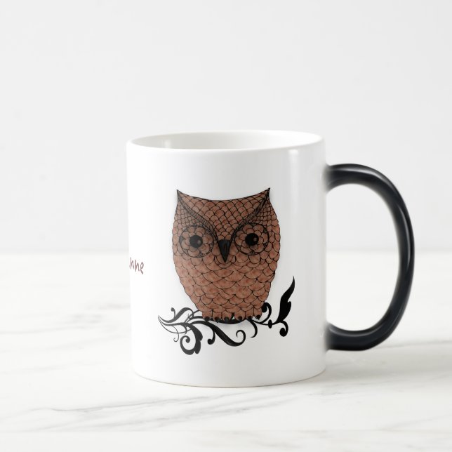 Mug Magic Pays Whimsical de Barn Owl (Droite)