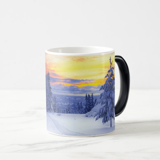 Mug Magic Paysage hivernal (Devant droit)