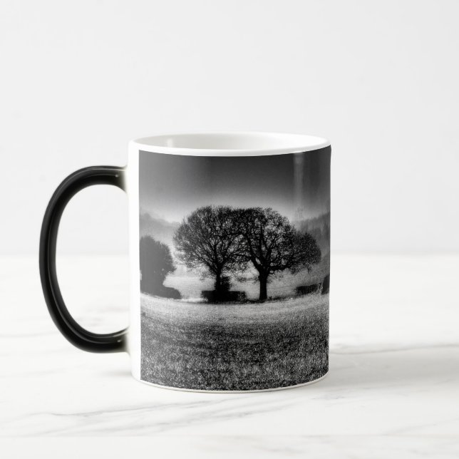 Mug Magic Paysage rural N&B (Gauche)