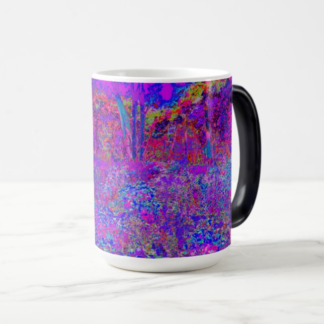 Mug Magic Paysage Violet Impressionniste Psychédélique (Devant droit)