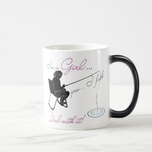 Mug Magic Pêche fille traite avec elle Pêche