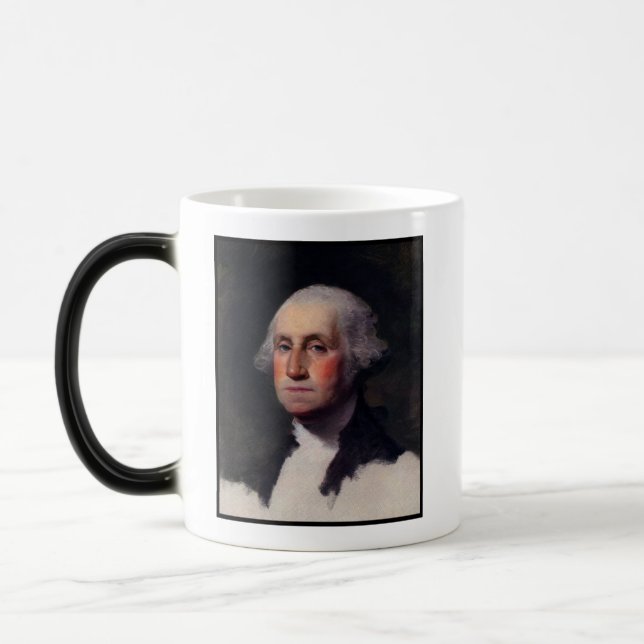 Mug Magic Peinture du président américain George Washington (Gauche)