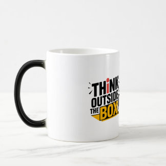 Mug Magic Pensez en dehors de la citation de motivation