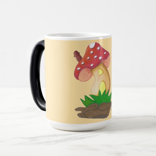 Mug Magic Pequena Casa de Cogumelo Caneca (Devant gauche)
