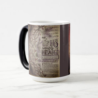 Mug Magic Percée / Par ses traits, nous sommes guéris muet