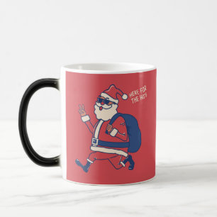 Mug Magic Père Noël Amusante Vient Pour Le Noël Du Ho