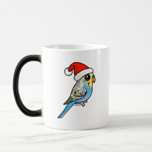 Mug Magic Père Noël bleu et jaune Budgie