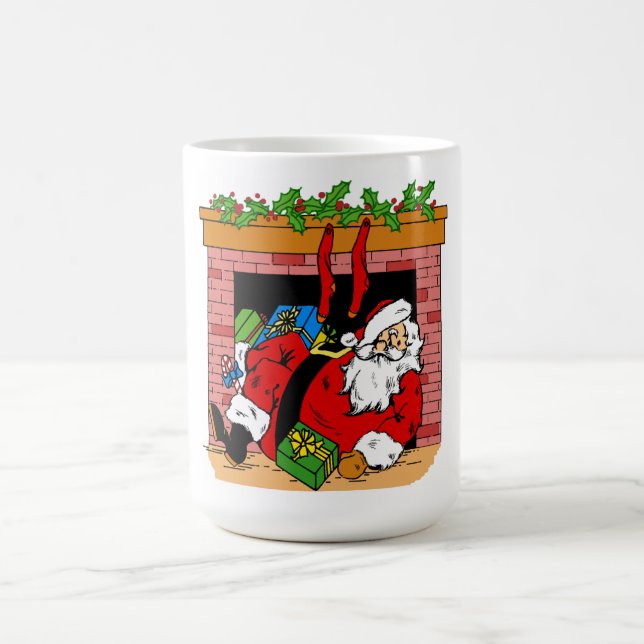 Mug Magic Père Noël dans le rein (Centre)